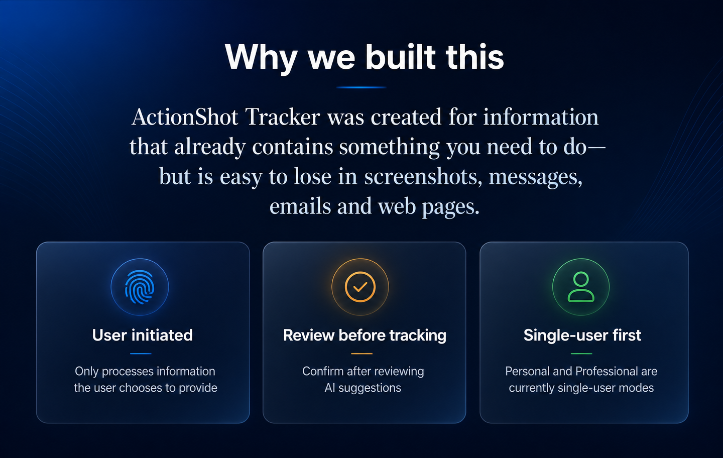 About ActionShot Tracker
