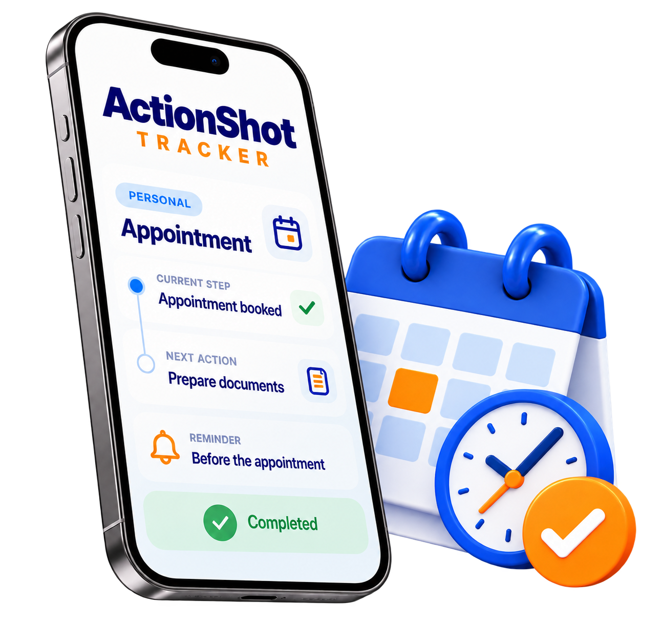 Appointment ActionShot Tracker scenario